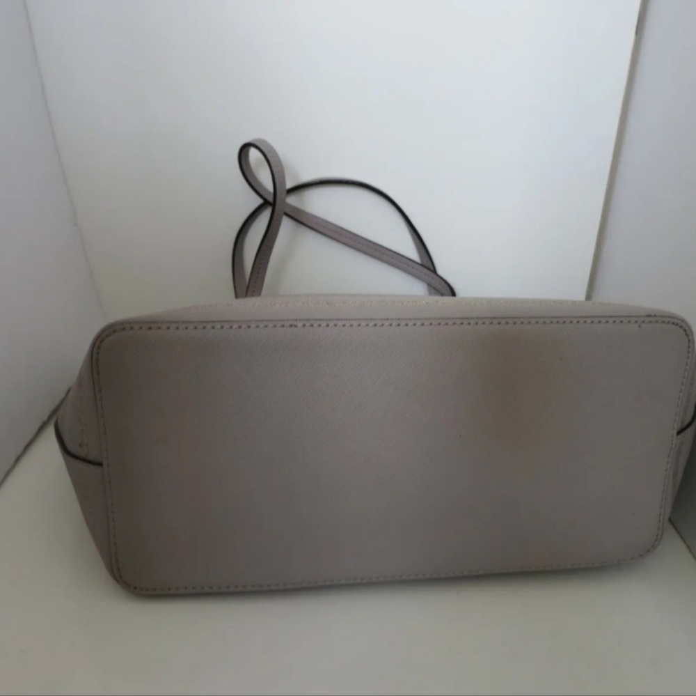Kate Spade Haven Lane Gold Glitter Lite Purple Grey stripe Tote Shoulder Bag - Picture 4 of 6